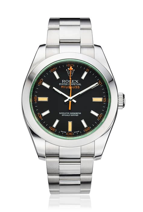 rolex green glass milgauss price|rolex milgauss dark knight price.